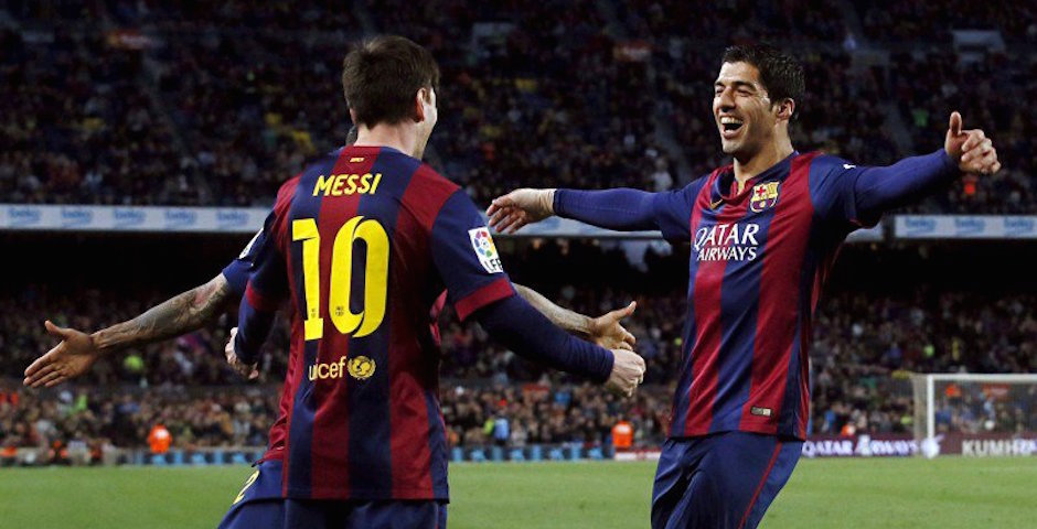 Barcelona gana con triplete de Messi