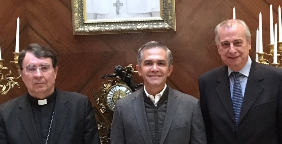 Mancera afina detalles de visita del papa Francisco al D.F.