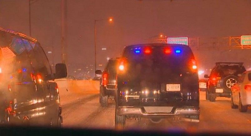 Nieve afecta regreso de Barack Obama a la Casa Blanca