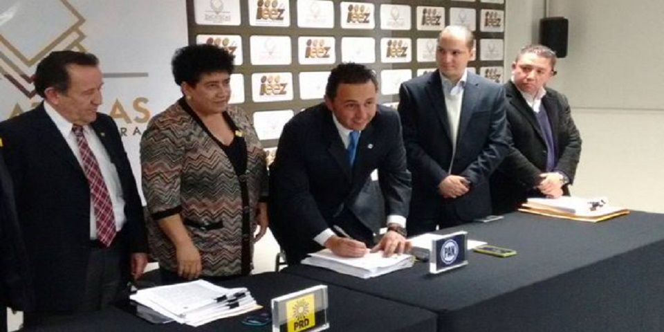 Oficializan PAN y PRD convenio de coalición “Unidos por Zacatecas”