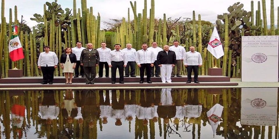 Se reúnen ocho gobernadores con Osorio Chong en Oaxaca