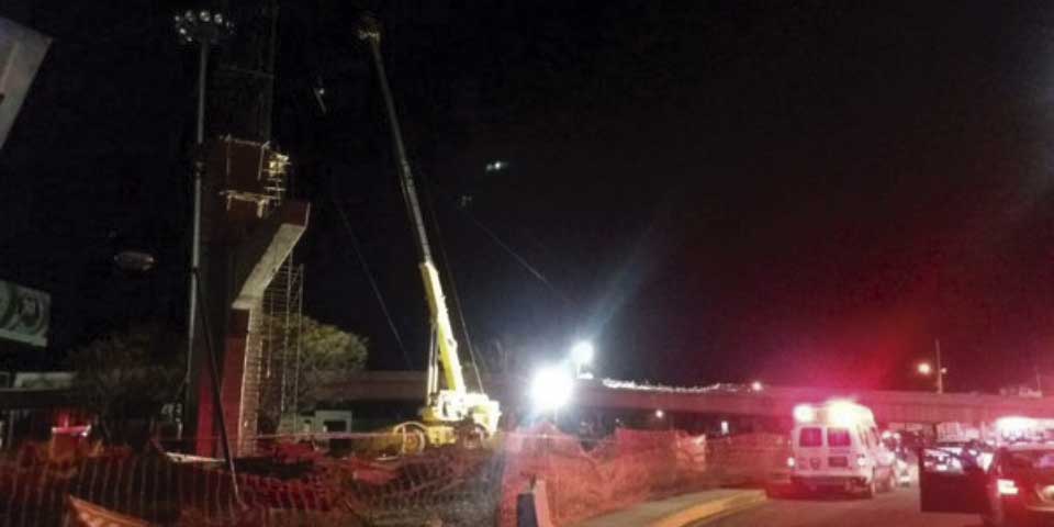 Accidente en obra vial deja seis muertos en Puebla