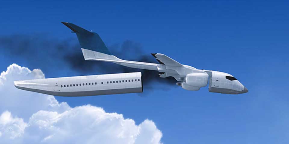 Diseñan avión que evitaría muertes en accidentes