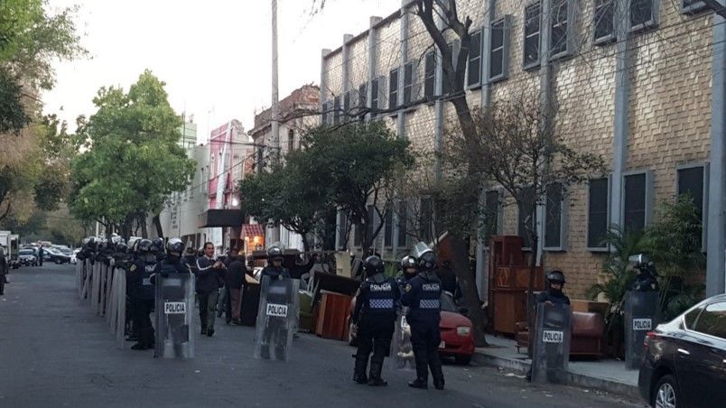 Desalojan escuela de música en Santa María la Ribera