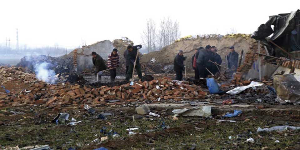 Explosión en fábrica de China deja cinco muertos