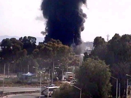 Incendio en fábrica de fertilizantes de SLP