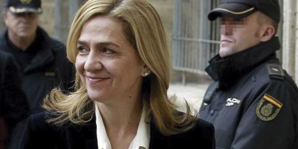 Tribunal admite informe que exonera a la infanta Cristina