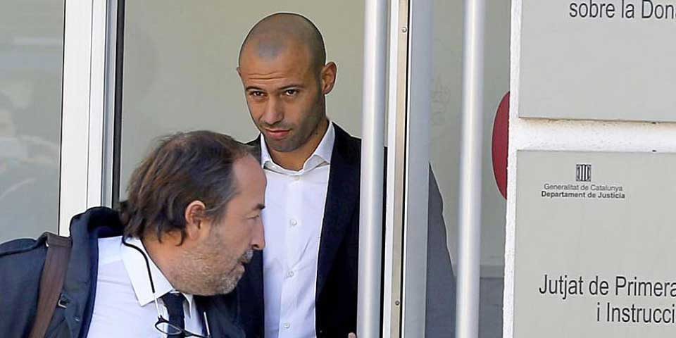 Mascherano acepta pena de cárcel por fraude fiscal