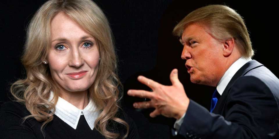 J.K. Rowling responde a vocera de Donald Trump