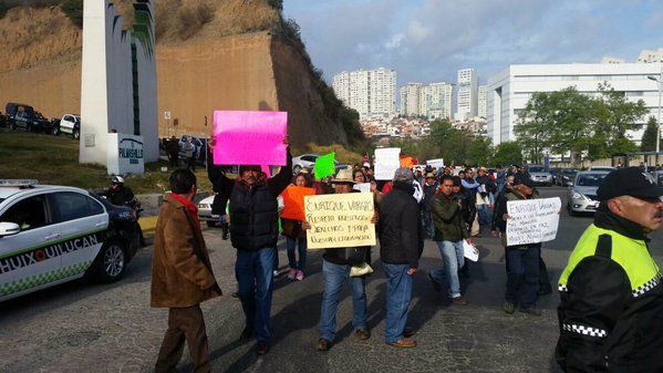 Marcha en Interlomas provoca caos vial - marcha-interlomas-5