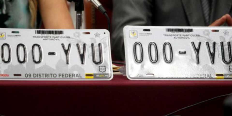 Cambio de placas podría implicar un costo para capitalinos