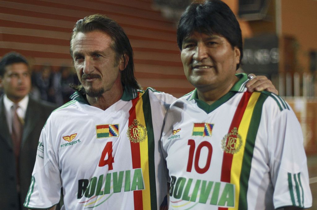 Las polémicas de Sean Penn en América Latina - sean-penn-evo-morales-1024x680
