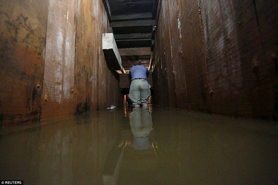 Galería: el túnel por el que huyó El Chapo en Los Mochis - tunel-chapo-2