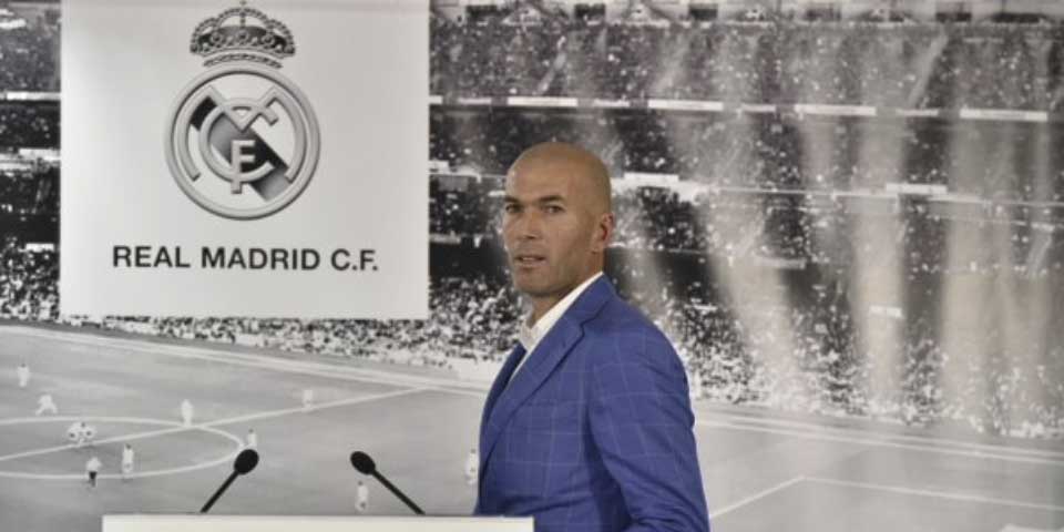 Zinedine Zidane nuevo técnico del Real Madrid