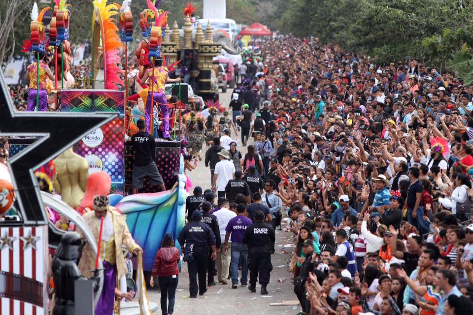 Concluye el carnaval de Mérida