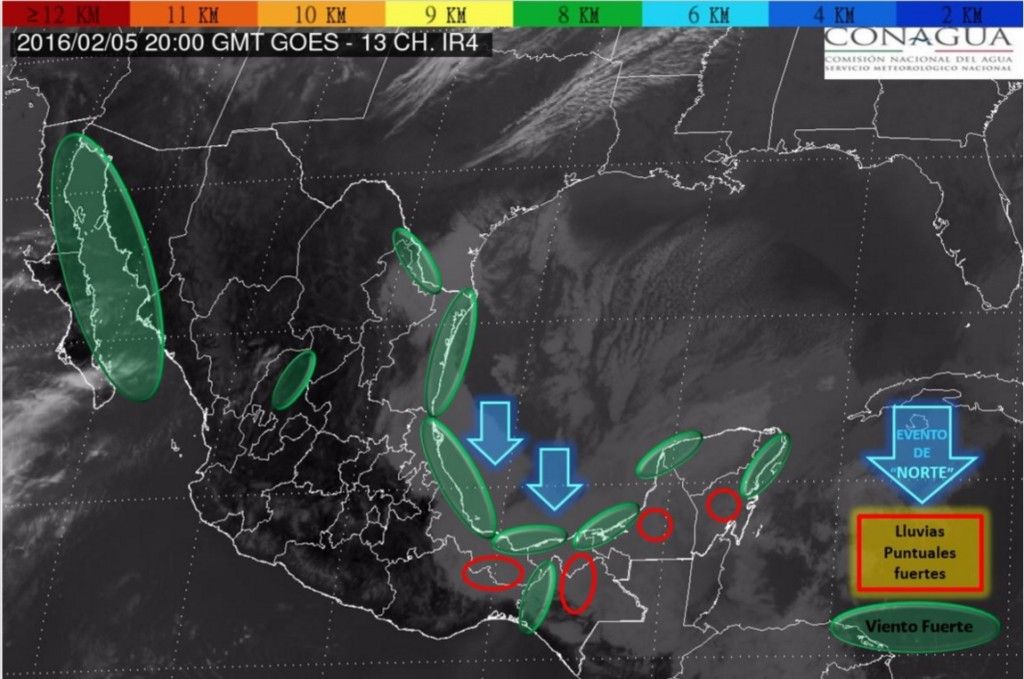 Alerta por lluvias muy fuertes en Chiapas - Alerta-Chiapas-Frente-Frío-1024x679