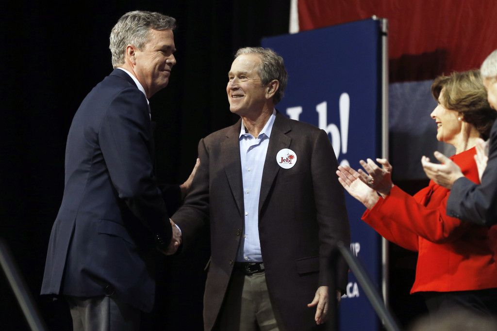 Reaparece George W. Bush para apuntalar campaña de su hermano Jeb - Bush-1024x683