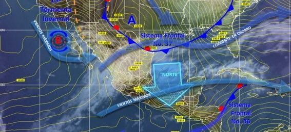 Continuarán bajas temperaturas por nueva tormenta invernal
