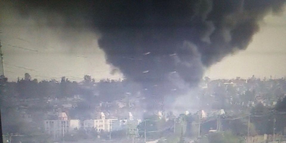 Se incendia corralón de Cuautitlán Izcalli