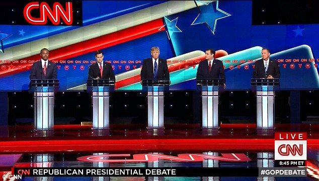 Rubio y Cruz atacan a Trump en debate previo al "Super Martes" - Debate-Republicano-Houston-2