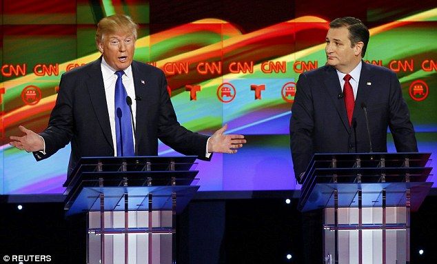 Rubio y Cruz atacan a Trump en debate previo al "Super Martes" - Debate-Republicano-Houston-3