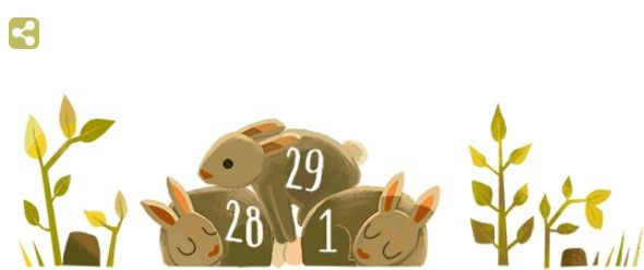 Google conmemora el año bisiesto - Doodle-Google-29-febrero2