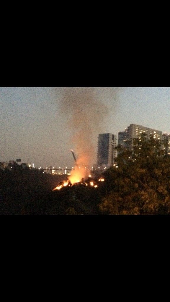 Fuerte incendio en complejo residencial de Bosques de Las Lomas - Incendio-Bosques-de-las-Lomas-576x1024