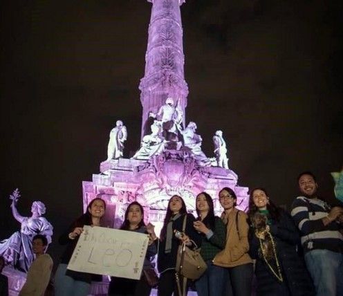 Así festejaron a Leonardo DiCaprio en México - Leonardo-DiCaprio-Angel-DiarioDF