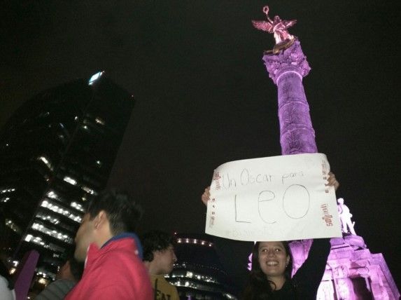 Así festejaron a Leonardo DiCaprio en México - Leonardo-DiCaprio-Angel-SinEmbargo