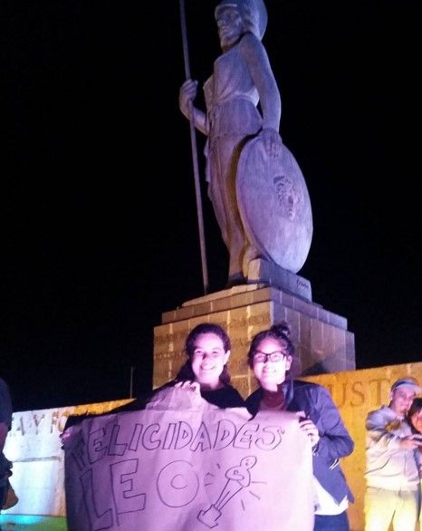 Así festejaron a Leonardo DiCaprio en México - Leonardo-DiCaprio-Minerva-gabriela_la_ociosa