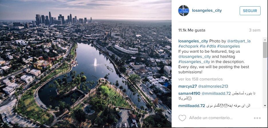 Los destinos turísticos con más "me gusta" en Instagram - Los-Angeles