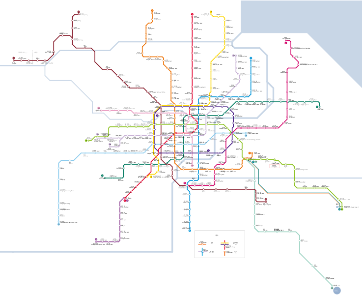 Metro de la Ciudad de México es el décimo más complicado del mundo - Metro-Shanghai