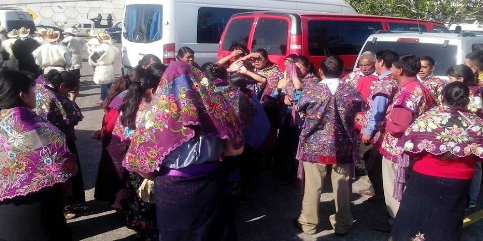 Excluyen a indígenas en evento de bienvenida del papa en Chiapas