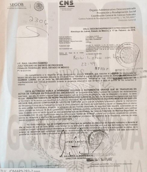 No hay tortura contra “El Chapo", busca victimizarse: director del Altiplano - Screenshot_7-5