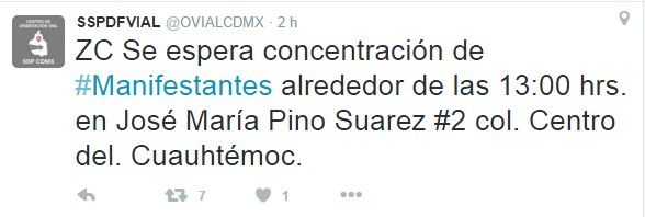 Al menos tres manifestaciones afectarán vialidades de la Ciudad de México - Screenshot_9-7