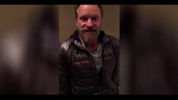 Video: Sting pide liberación de Leopoldo López