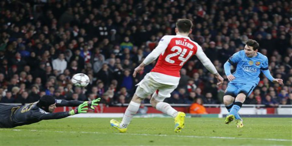 Messi 2-0 Arsenal