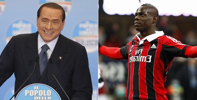 Berlusconi causa controversia por comentario sobre Balotelli - berlusconi_balotelli_645