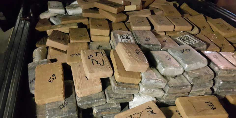 Asegura PF más de 800 kilogramos de cocaína en Tamaulipas
