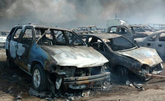 Sofocan incendio en corralón de Veracruz