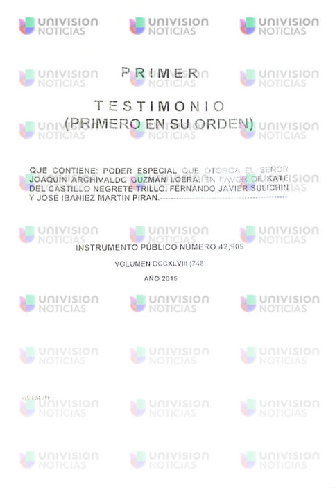 Revelan documento que liga al Chapo con Kate del Castillo - documento-chapo-kate-1