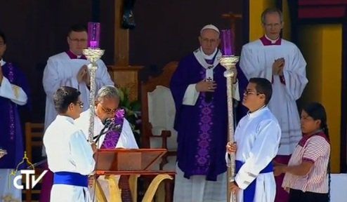 La visita del papa Francisco a Chiapas en imágenes - evangelio