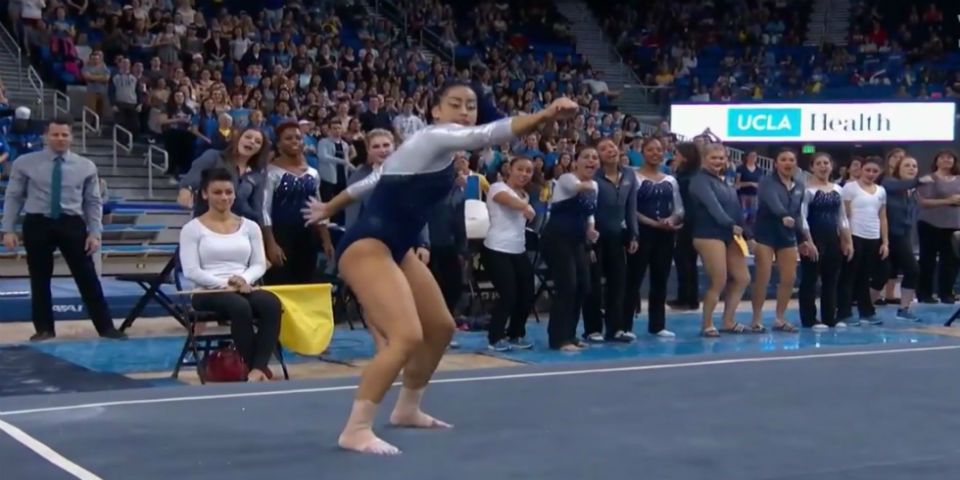 Video: gimnasta incorpora hip hop a su rutina