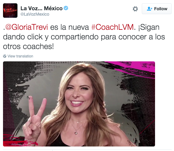 Gloria Trevi será coach en “La Voz… México” - gloria-trevi-la-voz-mexico