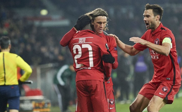 Ridículo del Manchester United en la Europa League - gol-Midtjylland