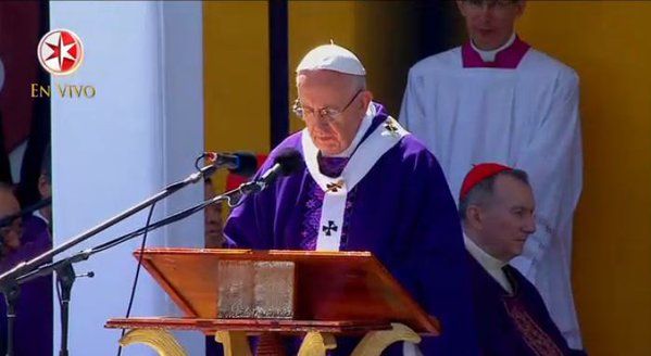 La visita del papa Francisco a Chiapas en imágenes - homilia-papa-francisco