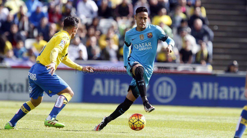 Barça sufre pero aumenta su ventaja - neymar-las-palmas
