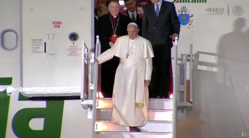 La llegada del papa Francisco en imágenes