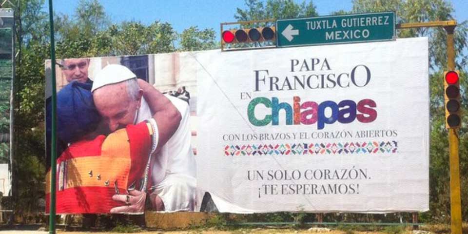Alertan por boletos falsos para encuentro con el papa en Chiapas