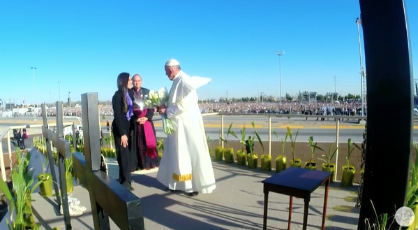 El papa Francisco bendijo la Cruz del Migrante y la frontera con EE.UU. - papa-francisco-frontera